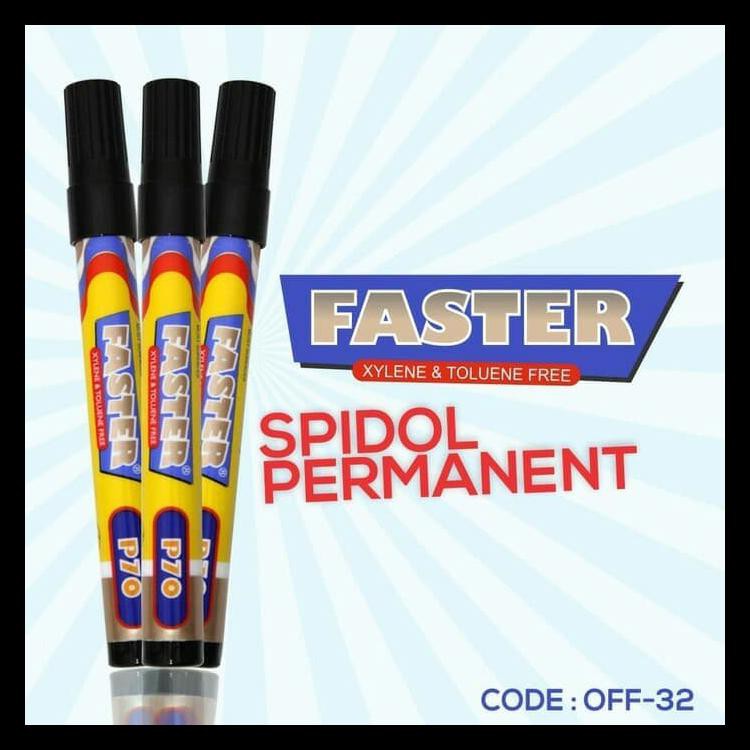 

Big Sale Spidol Faster Permanent Hitam P70 Grosir Termurah - Hitam Keren