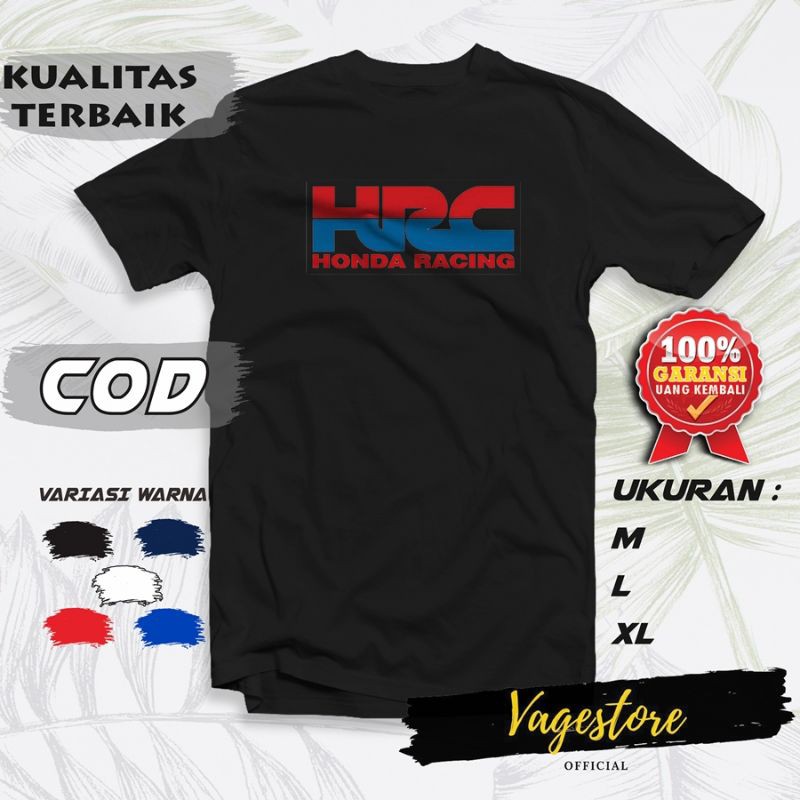 PAKAIAN ATASAN BAJU KAOS OTOMOTIF MOTOR MOBIL MOTOGP MOTO GP HRC HONDA RACING TEAM PRIA MURAH