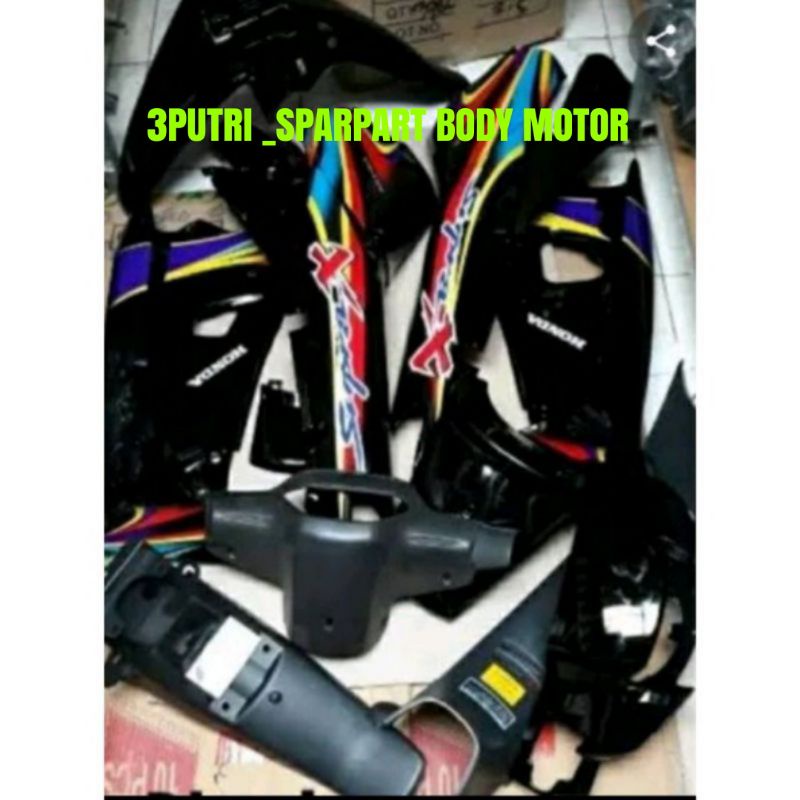 Body Supra x lama 2004-2005 hitam