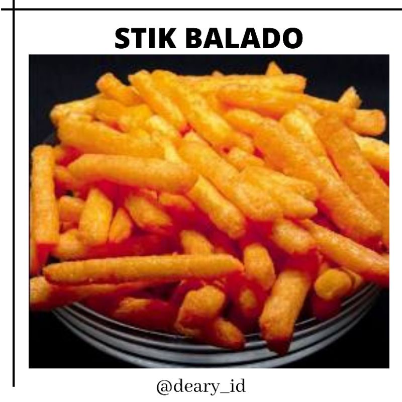 

Stik Balado Renyah 250 gram / Snack Kiloan/ Cemilan Murah