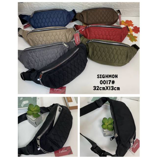 017B (1 KG = 5 pcs ) Waistbag tas pinggang sighmon impor chibao selempang 88PeakDay