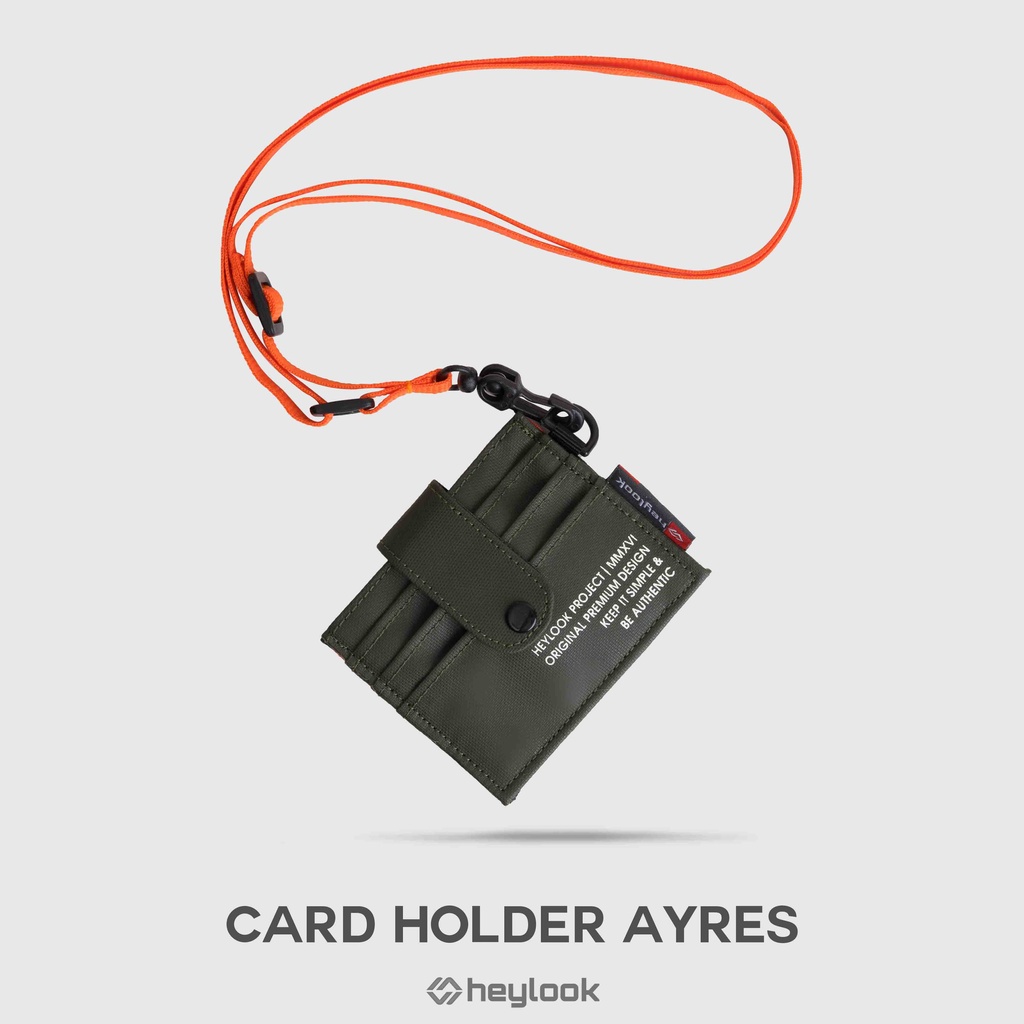 HEYLOOK Project - Card Holder AYRES Waterproof Neck Bag Domper Kartu Coin