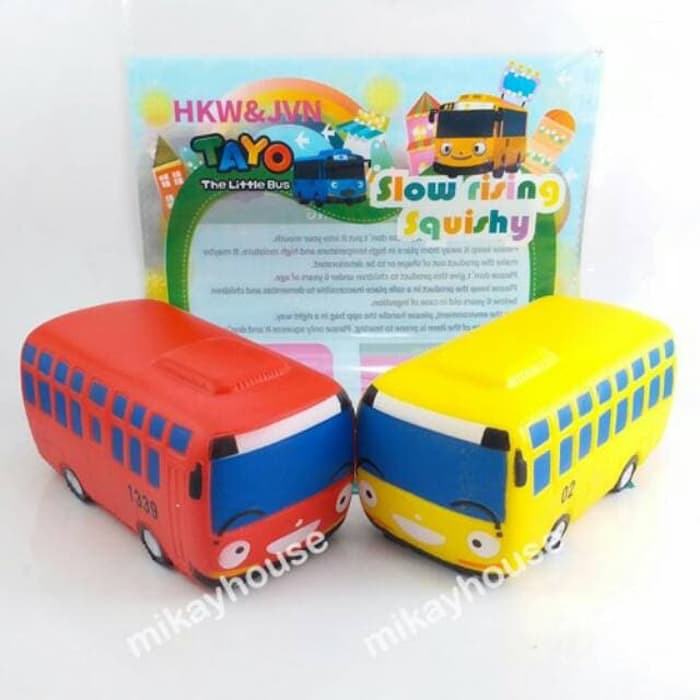 Squishy Licensed Tayo The Little Bus By HKW Murah