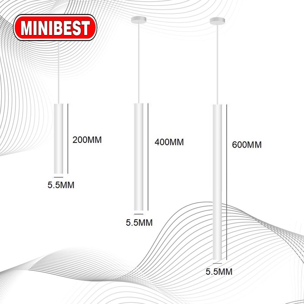 MB Lampu Gantung MatchStick Minimalis Tabung / Lampu Dekorasi