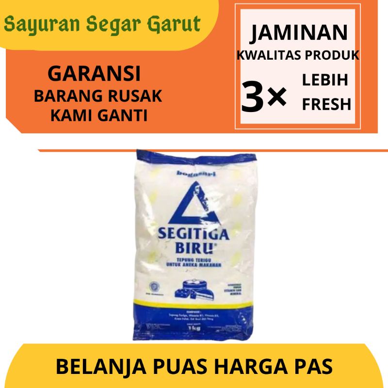 

Tepung Terigu Segitiga 1kg by Sayuran Segar Garut