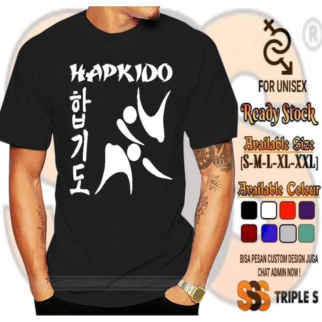 KAOS HAPKIDO TAEKWONDO BELADIRI KOREA KEREN TSHIRT HAPKIDO