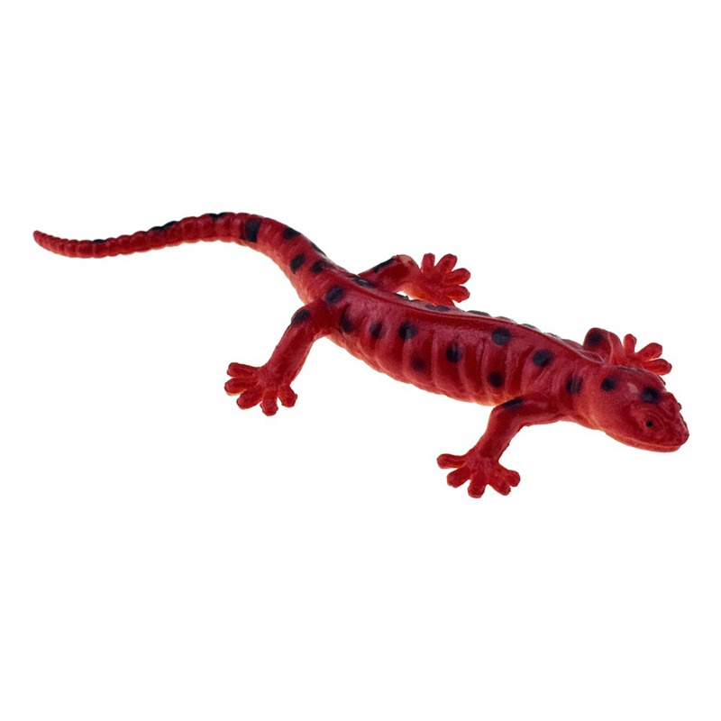 6pcs Mainan Simulasi model Kadal Reptil Bahan Plastik PVC