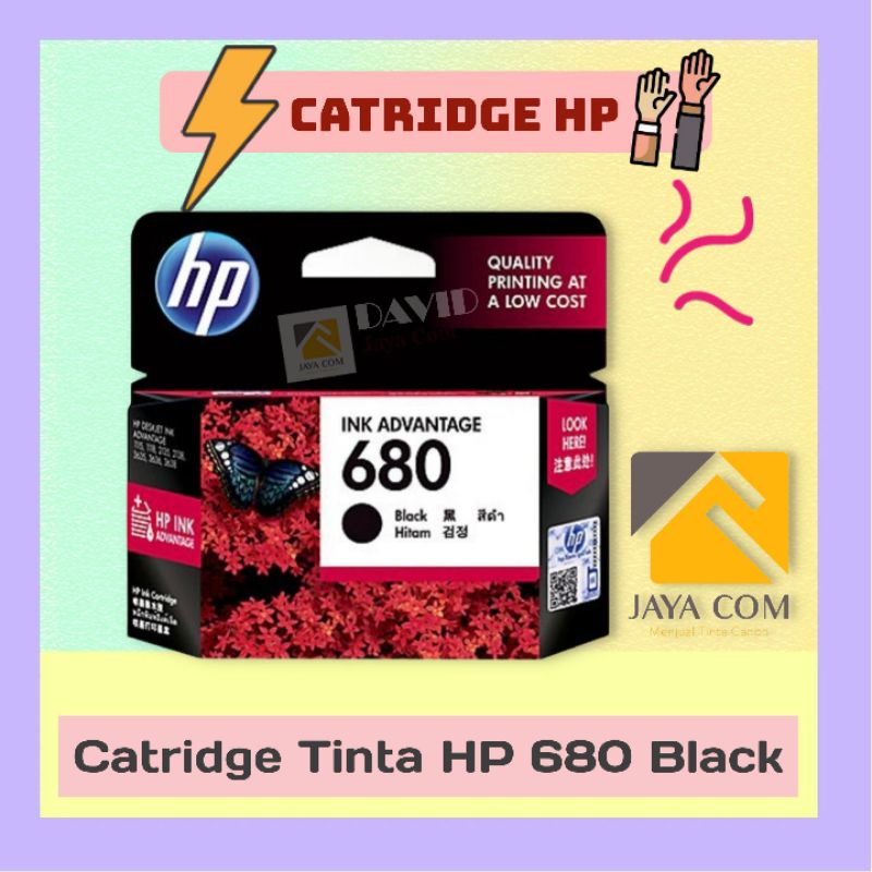 Tinta Catridge hp 680 Black