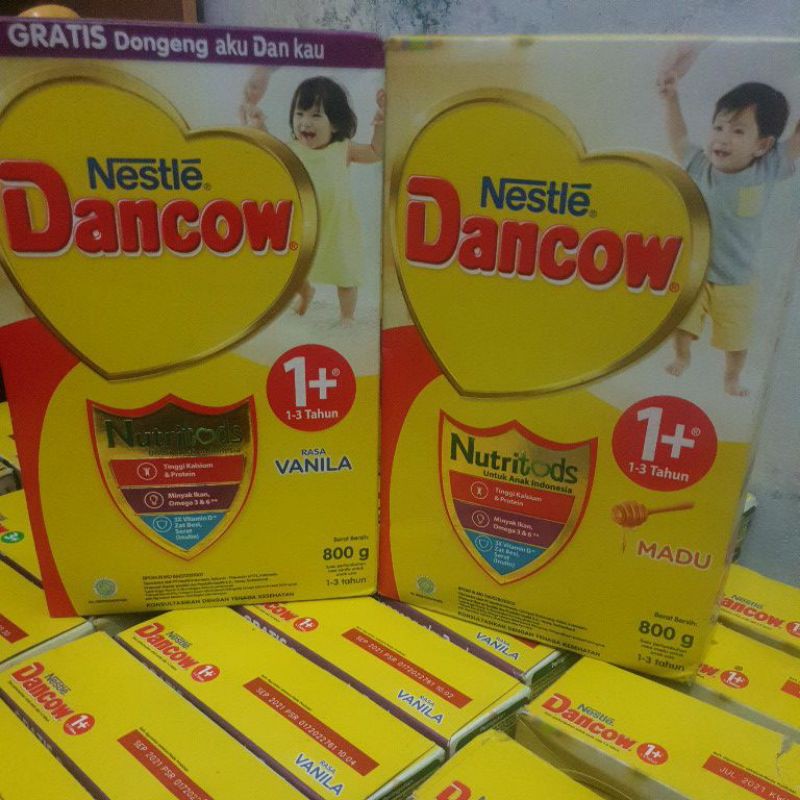 Dancow 1+ madu &amp; vanila coklat 800gr