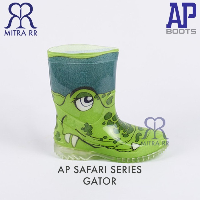 Mitrarr Sepatu Boot Anak AP BOOTS Kids Safari Terbaru | AP SAFARI Kid Karakter Sepatu Anak 1-6 tahun