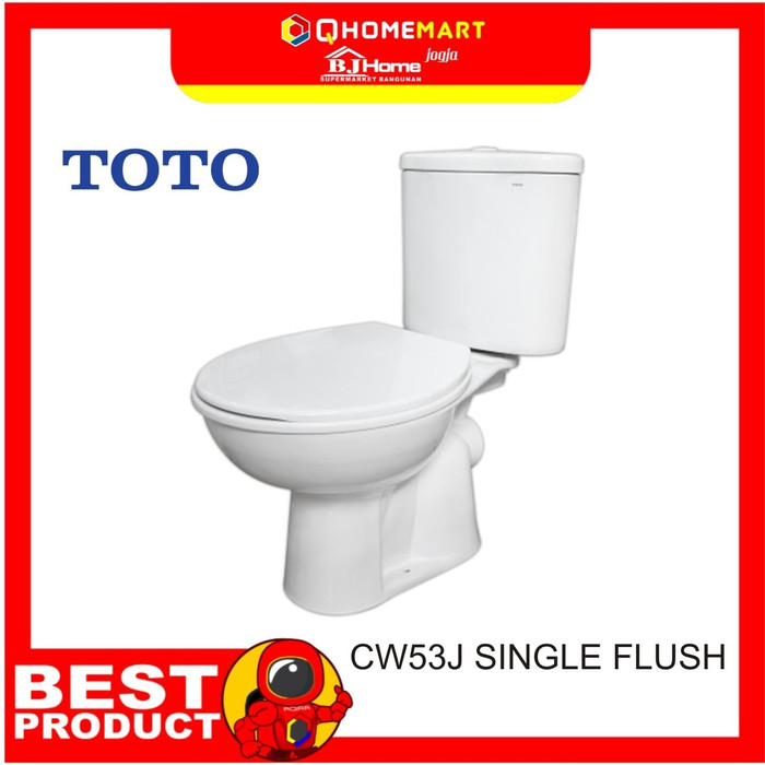 Khusus Jogja Closet Duduk Toto Kloset Toto Monoblock Toto Cw 53 J Cw53j Original Shopee Indonesia