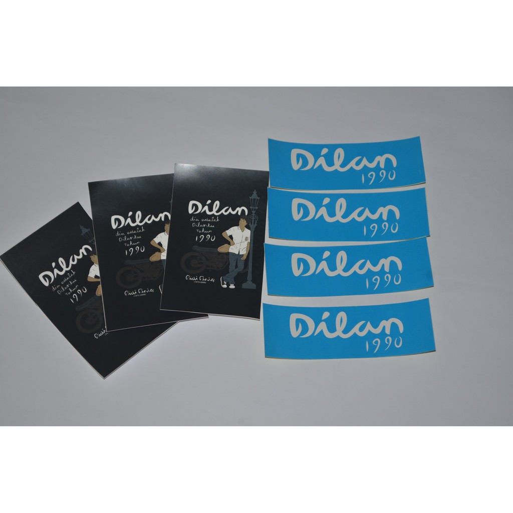 

STIKER DILAN 1990 BLUE & BLACK