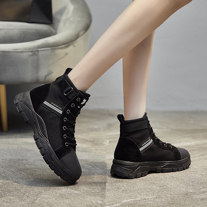 [DENDEN.ID] Sepatu Boots Wanita Tinggi Fashion Korea Import DD1029-4