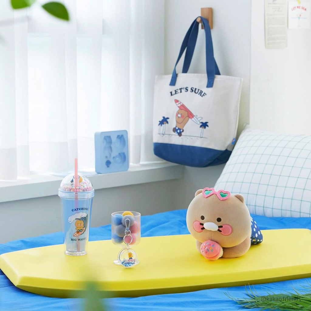 CHOONSIK THE SURF KAKAO FRIENDS SUMMER OFFICIAL BAG KOREA KEYRING DOLL TAN TUMBLER
