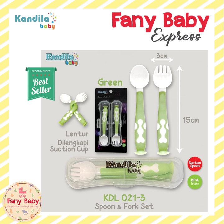 KANDILA TWISTING SPOON AND FORK WITH CASE / KDL021-3