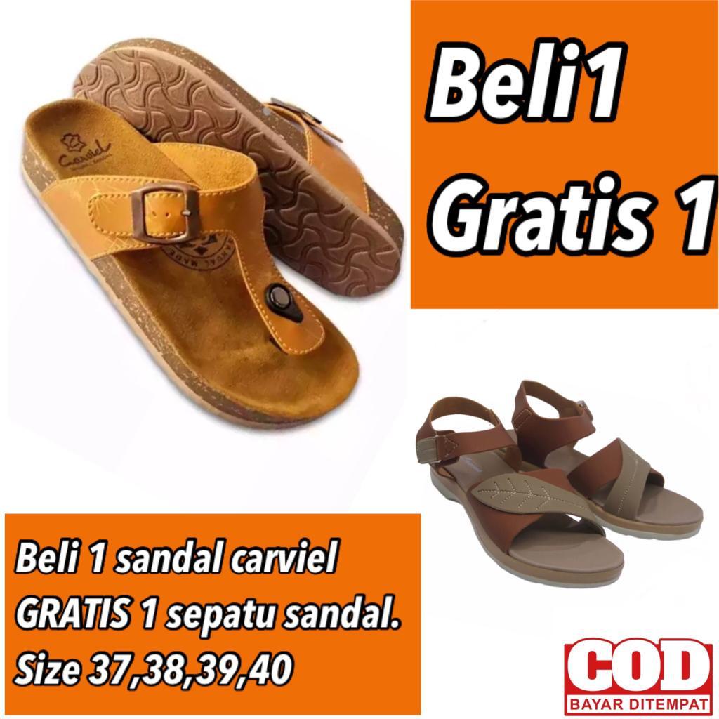 PROMO BELI 1 GRATIS 1 SANDAL DAN SEPATU SANDAL