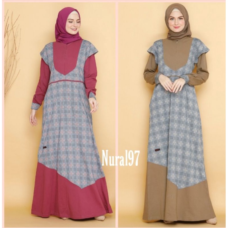 GAMIS RAHNEM GM 38 - FANTA - OLIVE || TERBARU 2021 BAJU REMAJA DEWASA BUSUI #OOTD #COD