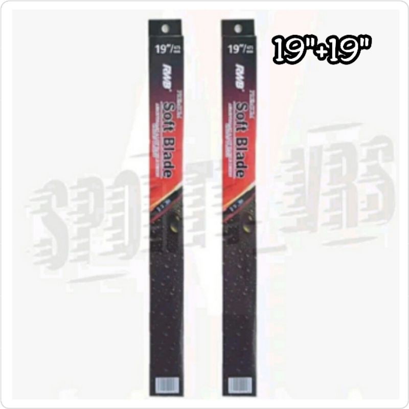 Wiper Depan Gran Max 19&quot;+19&quot; Model Soft Blade Merk RWB