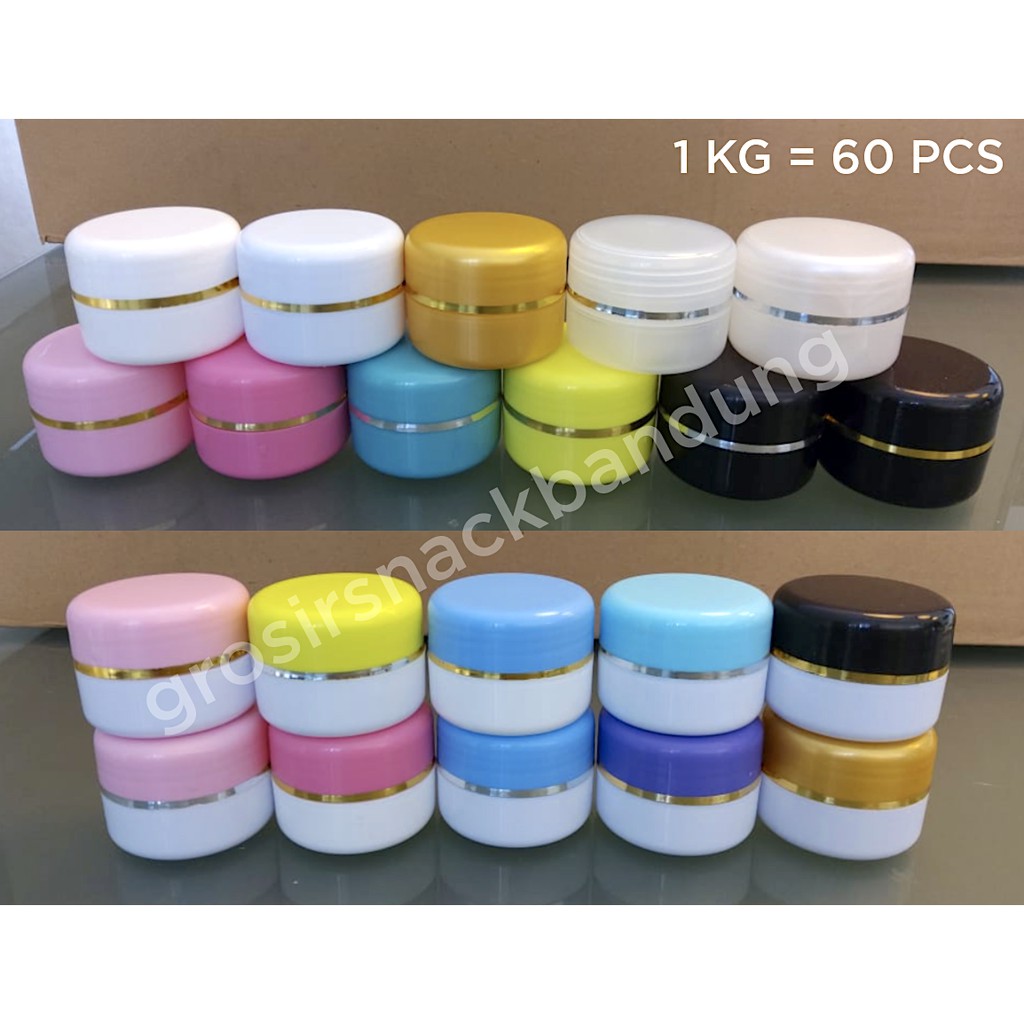 POT CREAM 12.5GR 12.5 GRAM 12,5GR 12,5 GRAM POT KRIM SALEP KEMASAN KOSMETIK BAHAN PP TERMURAH