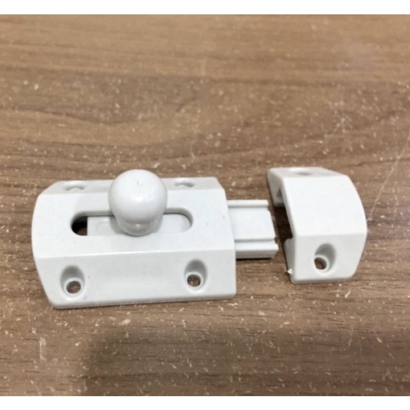 PVC 2” Grendel pintu pvc plastik 2"inci Grendel pintu toilet wc pvc 2inci Grendel pintu plastik