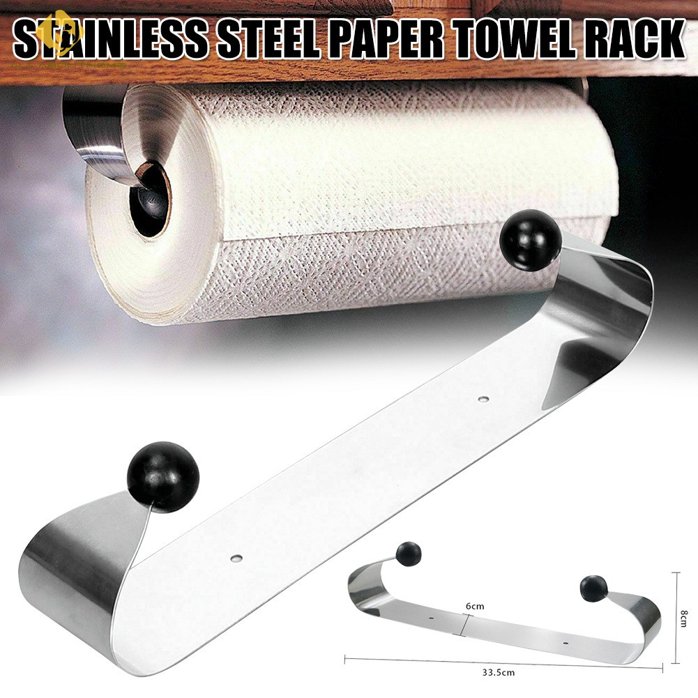 Abh Paper Towel Holder Stainless Steel Cabinet Kitchen Bathroom Wall Mount Holder Shopee Indonesia Abh Paper Towel Holder Stainless Steel Cabinet Kitchen Bathroom Wall Mount Holder Shopee Indonesia