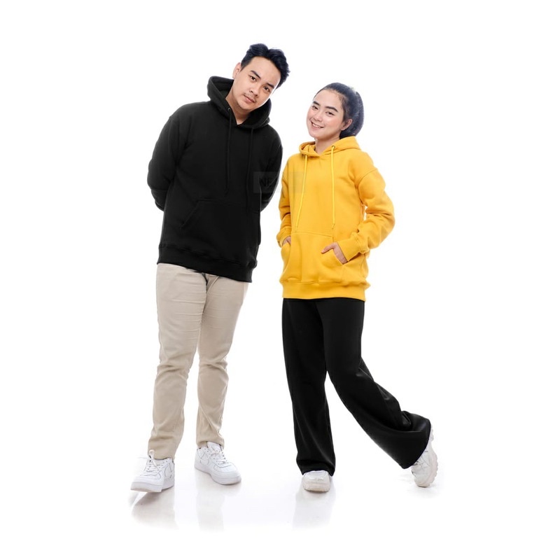Jaket Sweater Hoodie Polos Pria Wanita Switer Cowok Premium Distro (BAYAR DI TEMPAT)-7