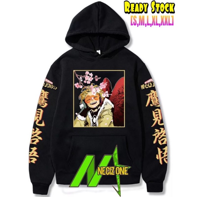 BOKU NO HERO ACADEMIA MANGA JEPANG HOODIE PRIA KEREN HAWKS KEIGO TAKAMI HEIGHT CHARACTER~READY S-XXL