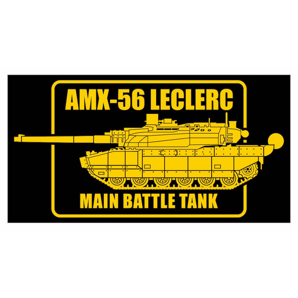 

AMX-56 Leclerc Square Cutting Stiker