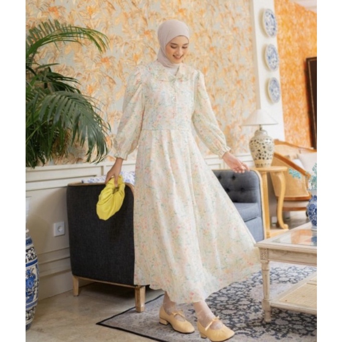 Qiana dress gardenia Haideeorlin
