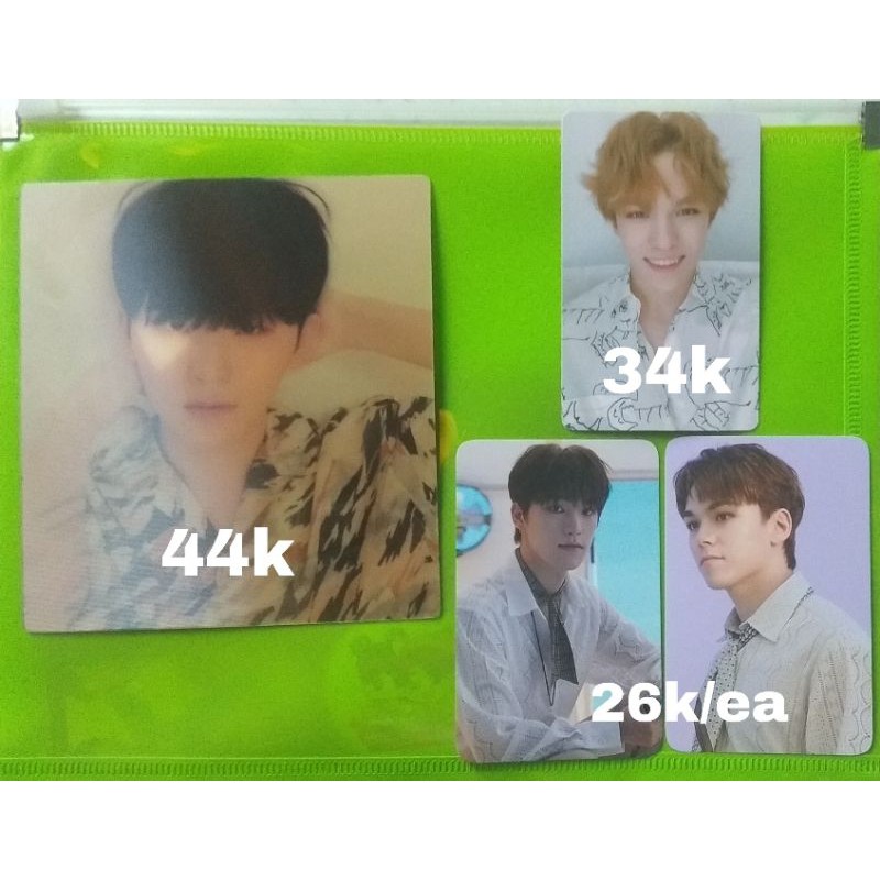 WOOZI VERNON DINO SEUNGKWAN BENEFIT KTOWN4U HENGGARAE LENTI YMMDAY POLAROID ODE TO YOU