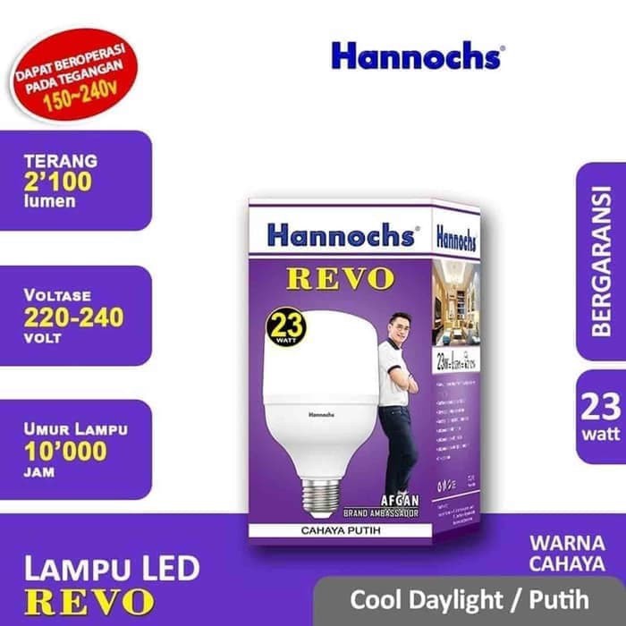 Hannochs LED Revo 23W Cool Daylight/Putih