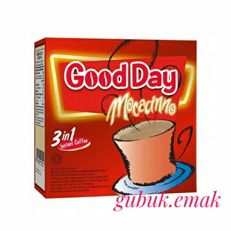 

Good Day Dus isi 5 x 20 Gram Mocacinno Chococinno