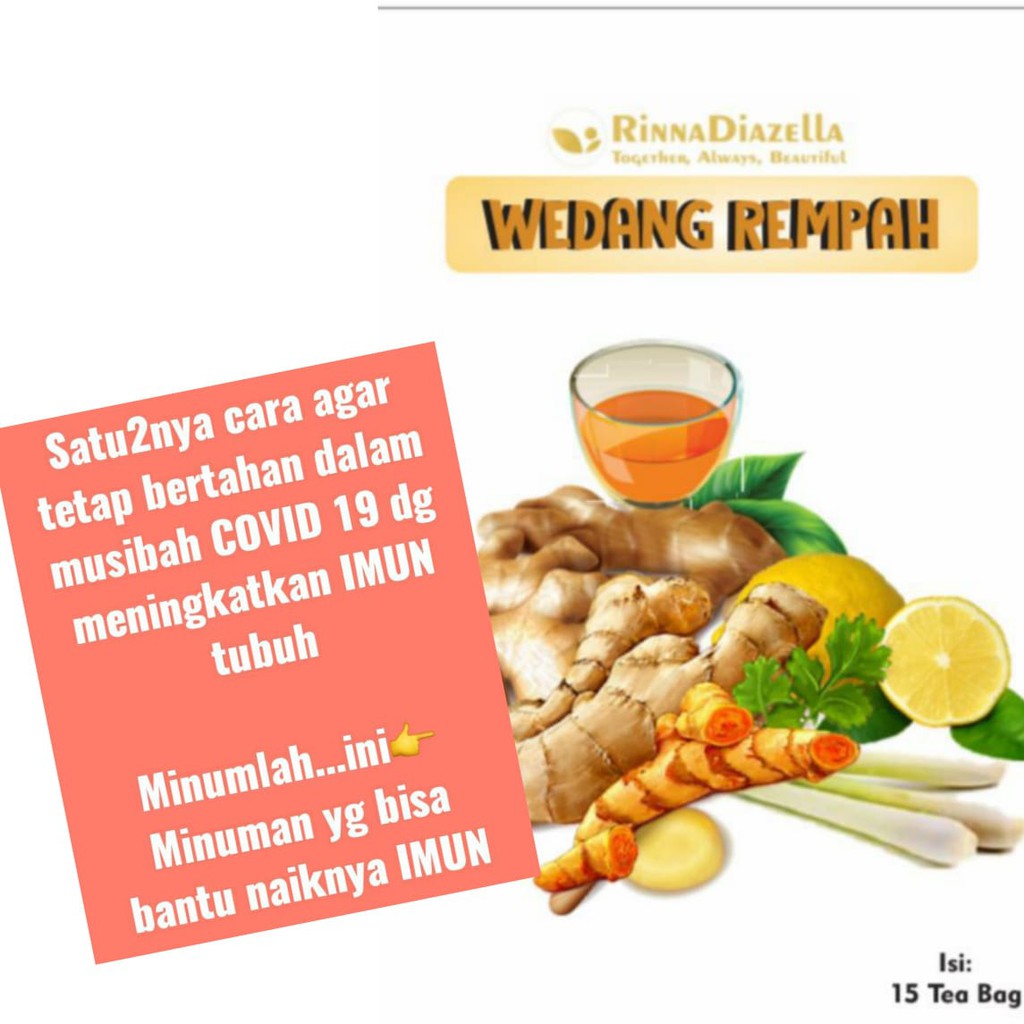 wedang jahe rinnadiazella RD minuman peningkat imun