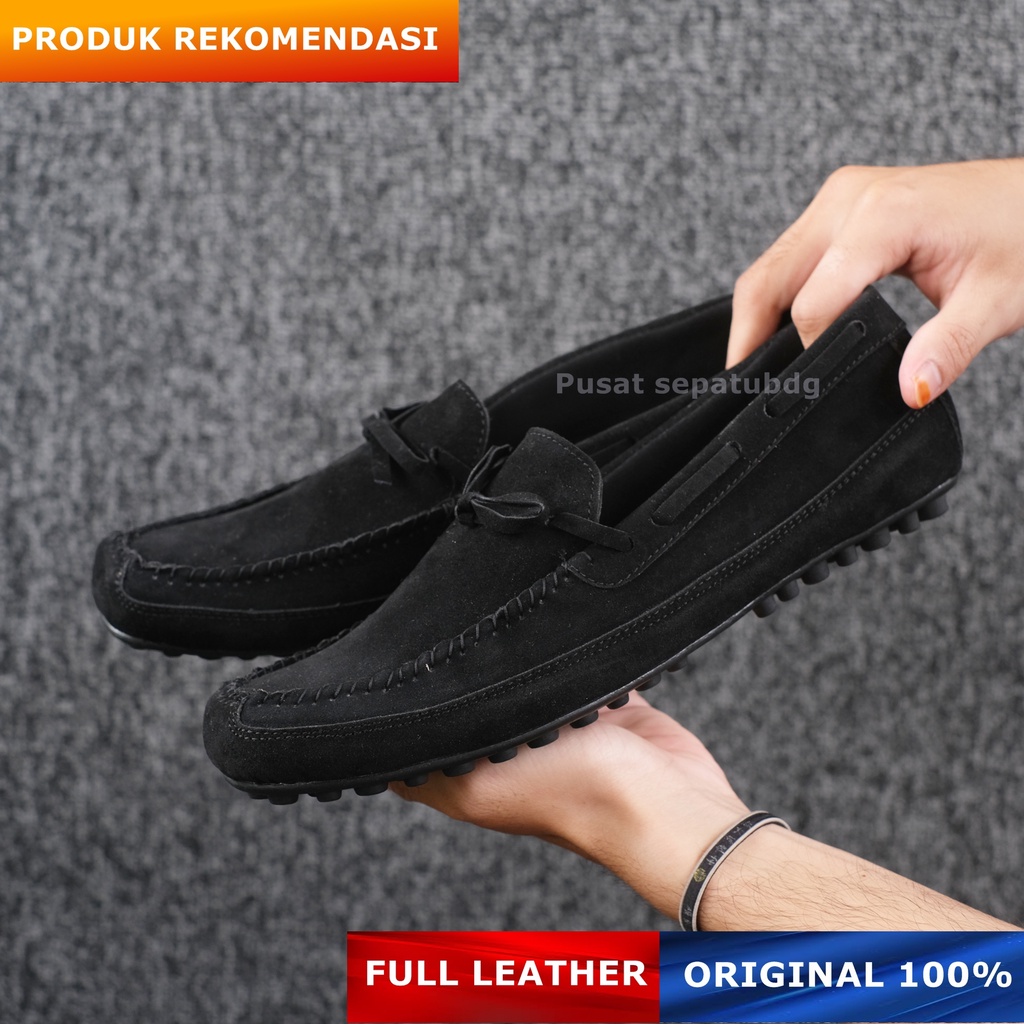 Sepatu Casual Slip On Pria Original Kekinian Model Slop Kerja Santai