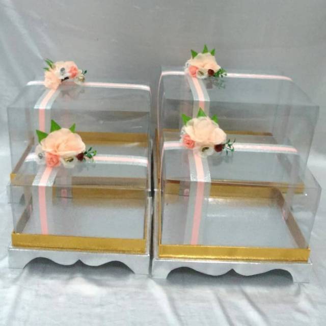 Kotak seserahan 1 set isi 4