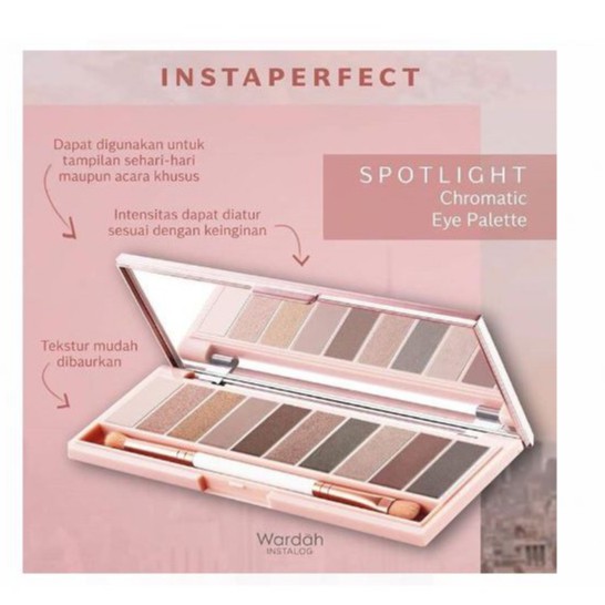 ☘️Yuri Kosmetik☘️ Wardah Instaperfect Spotlight Chromatic Eye Palette