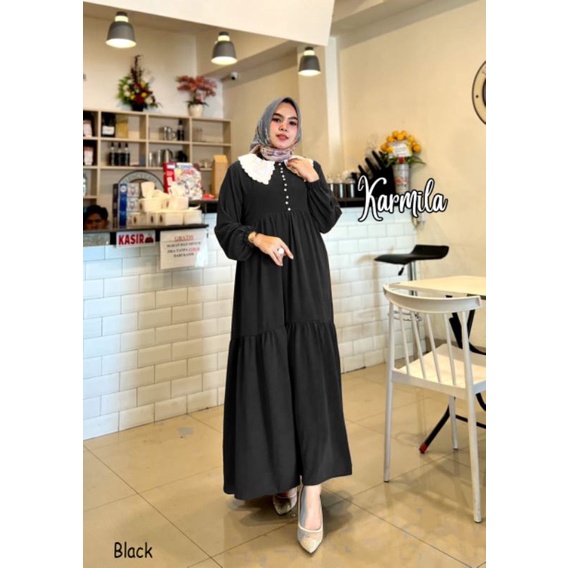 KARMILA casual gamis kondangan gamis pesta muslimah wisuda bridesmaid walimatul