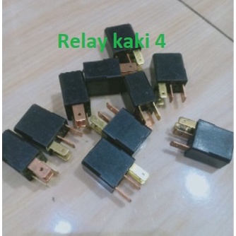Relay lampu mobil  kaki 4 original