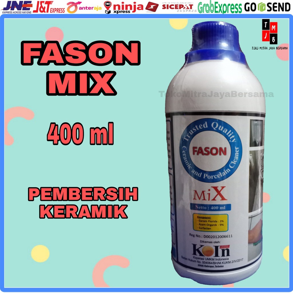 PEMBERSIH KERAMIK PORCELAIN GLOSSY NODA DAN KERAK  FASON MIX 400 ML