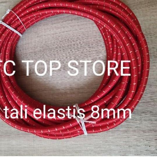 

Kekinian - Tali karet bulat 8mm / Tali elastis / Tali string / tali bagasi panjang 10 meter ,.