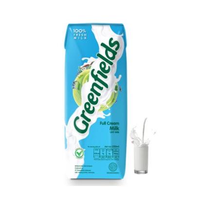 

빠 Greenfields Susu Full Cream 250 mL x 3 Pcs Miliki