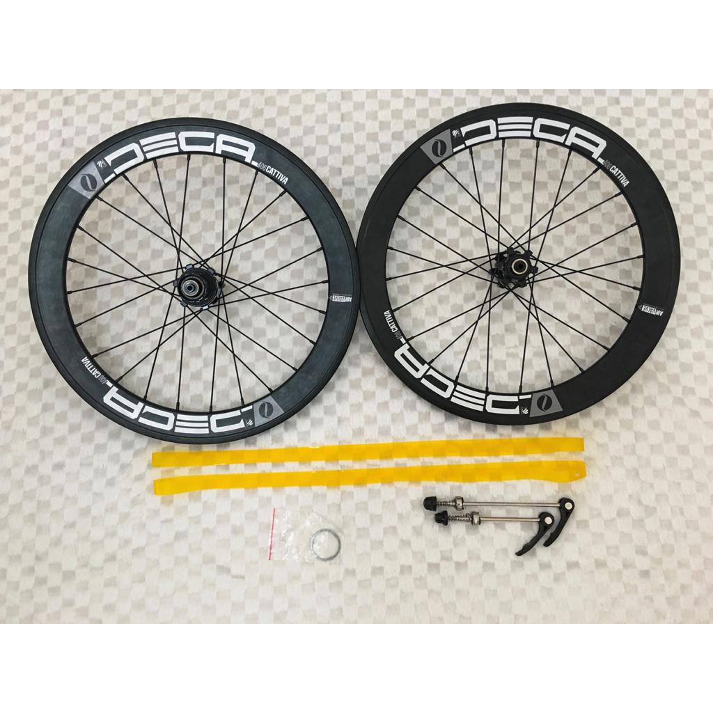 Java Deca 406 Wheelset 20 inch DB Discbrake Original Cattiva Seli Sepeda lipat Jangkrik Folding Bike