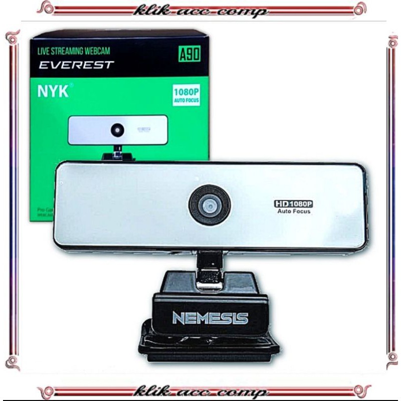 Webcam pc camera NYK A90 ORIGINAL 1080p / camera webcam CPU/PC/Laptop NYK nemesis A90