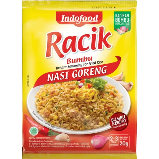 

Indofood Bumbu Racik Nasi Goreng 20g