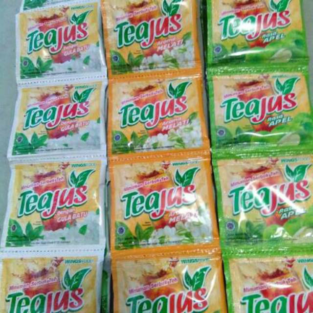 

Teajus /Teh Jus 1 renceng isi 10 sachet