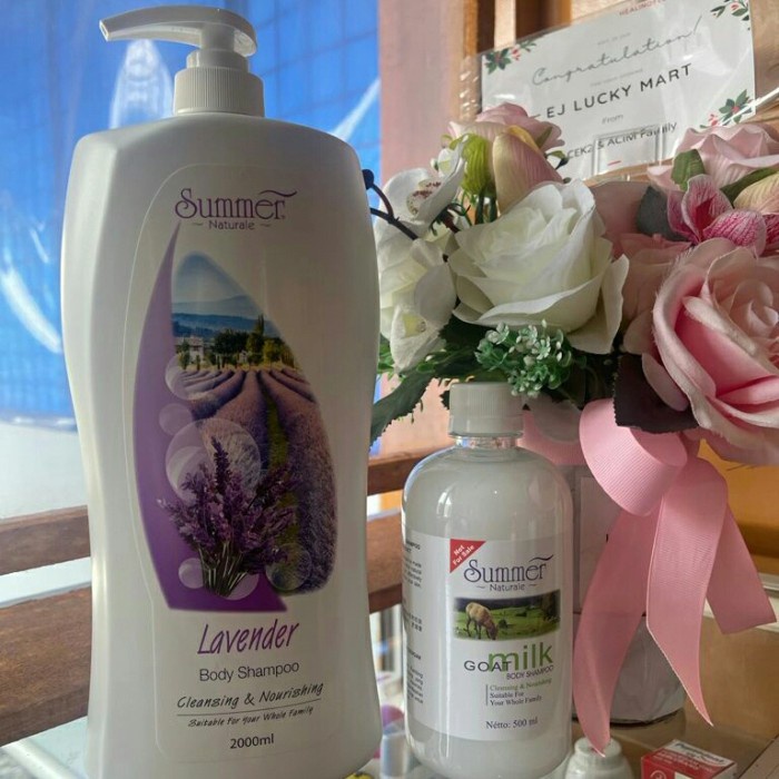 sabun summer naturale body shampoo 2000ml