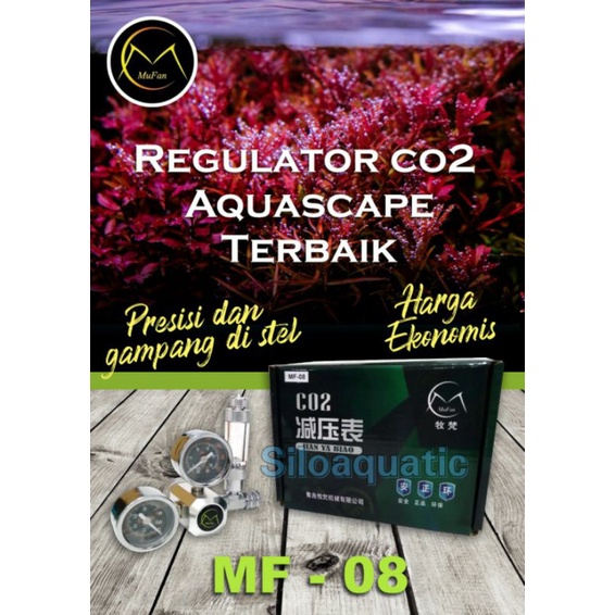 Mufan Regulator Co2 Tabung Aquascape - Regulator Co2 Mufan