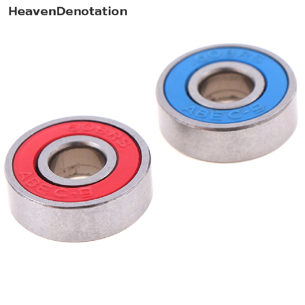 (Heavendenotation) 5pcs Abec-9 608rs Bearing Roda Roller Untuk Skateboard / Skuter