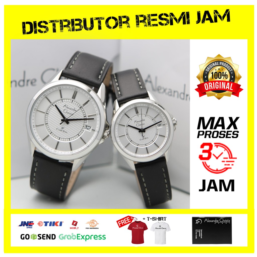 READY  ALEXANDRE CHRISTIE AC 8649 SILVER BLACK COUPLE. ORIGINAL