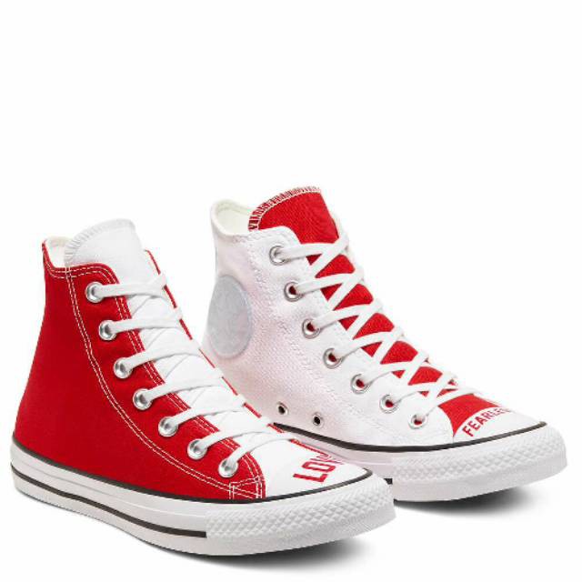 Converse CT AS Hi Love Fearlessly White University Red Original BNIB